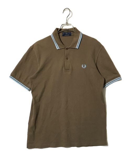 FRED PERRY（フレッドペリー）FRED PERRY (フレッドペリー) ポロシャツ ブラウン サイズ:38の古着・服飾アイテム