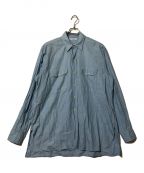 MAATEE&SONSマーティーアンドサンズ）の古着「SHAMBRAY WORK SHIRTS」｜インディゴ