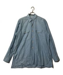 MAATEE&SONS（マーティーアンドサンズ）の古着「SHAMBRAY WORK SHIRTS」｜インディゴ