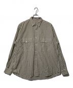 Porter Classicポータークラシック）の古着「ROLL UP SHIRT」｜ベージュ