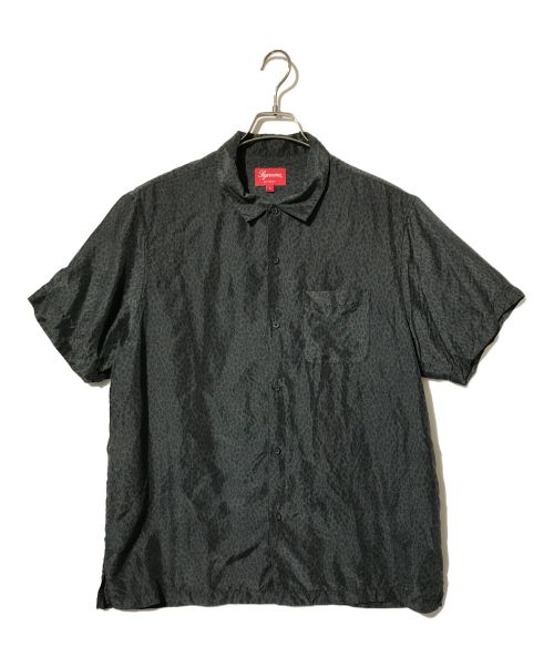 SUPREME（シュプリーム）SUPREME (シュプリーム) レオパードシルクシャツ グリーン サイズ:Lの古着・服飾アイテム