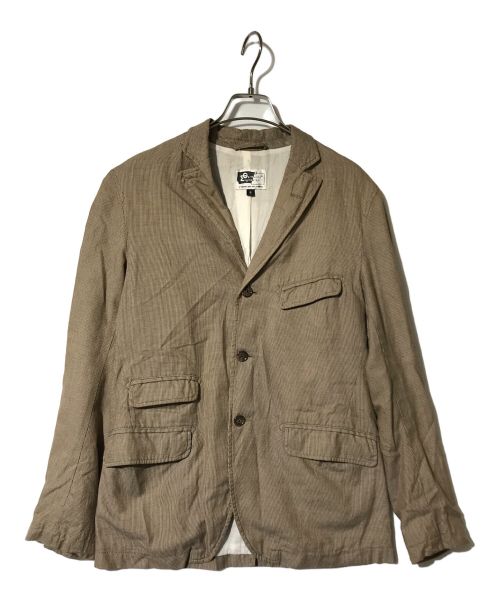 Engineered Garments（エンジニアド ガーメンツ）Engineered Garments (エンジニアド ガーメンツ) チェック3Bジャケット ベージュ サイズ:Sの古着・服飾アイテム