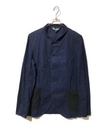 BLACK COMME des GARCONS（ブラック コムデギャルソン）の古着「フリースポケットカバーオール」｜ネイビー