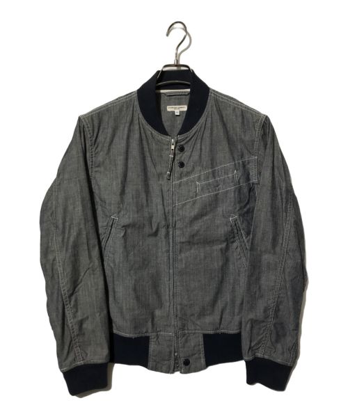 Engineered Garments（エンジニアド ガーメンツ）Engineered Garments (エンジニアド ガーメンツ) ダブルジップブルゾン グレー サイズ:Sの古着・服飾アイテム