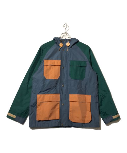 L.L.Bean（エルエルビーン）L.L.Bean (エルエルビーン) オリジナルバクスターステートパーカー/518330 ネイビー×グリーン サイズ:Lの古着・服飾アイテム