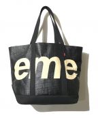 SUPREMEシュプリーム）の古着「20SS Raffia Tote」｜ブラック