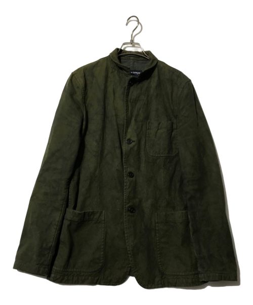 COMME des GARCONS HOMME（コムデギャルソン オム）COMME des GARCONS HOMME (コムデギャルソン オム) オーバーダイ加工テーラードジャケット オリーブ サイズ:Mの古着・服飾アイテム