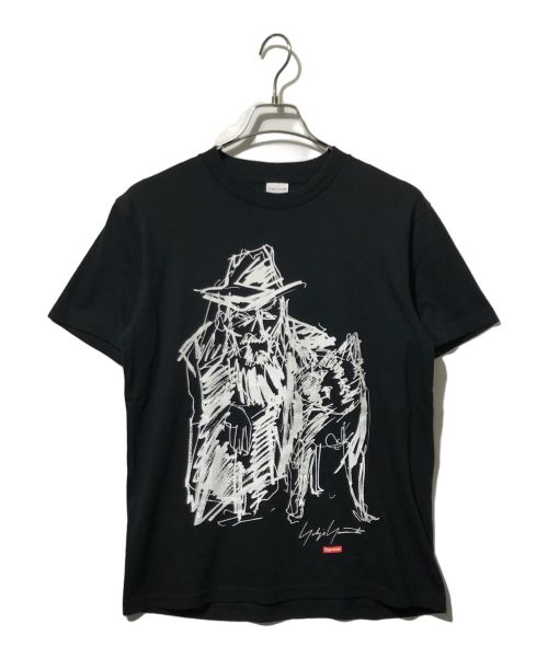 SUPREME（シュプリーム）SUPREME (シュプリーム) YOHJI YAMAMOTO (ヨウジヤマモト) Logo Tee ブラック サイズ:Sの古着・服飾アイテム