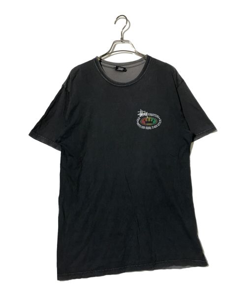 stussy（ステューシー）stussy (ステューシー) プリントTシャツ ブラック サイズ:Mの古着・服飾アイテム