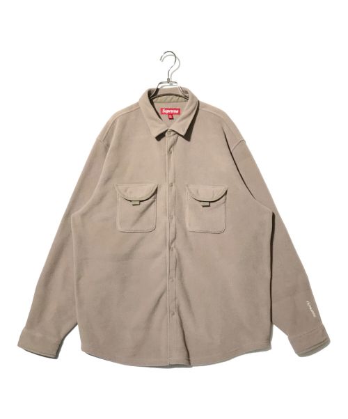 SUPREME（シュプリーム）SUPREME (シュプリーム) WEEK 16 ロゴ ポーラテックフリース ベージュ サイズ:XXLの古着・服飾アイテム