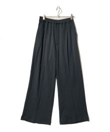 MAISON SPECIAL（メゾンスペシャル）の古着「Omega Rib Pin Tuck Wide Pants」｜グレー