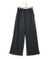 MAISON SPECIAL（メイソン スペシャル）の古着「Omega Rib Pin Tuck Wide Pants」｜グレー