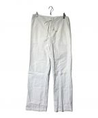 AURALEEオーラリー）の古着「WASHED FINX TWILL EASY WIDE PANTS/A00P03TN」｜ホワイト