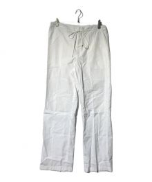 AURALEE（オーラリー）の古着「WASHED FINX TWILL EASY WIDE PANTS/A00P03TN」｜ホワイト