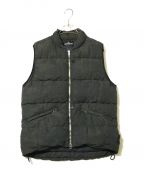 STONE ISLANDストーンアイランド）の古着「DPM Grid Jacquard Down Gilet」｜オリーブ