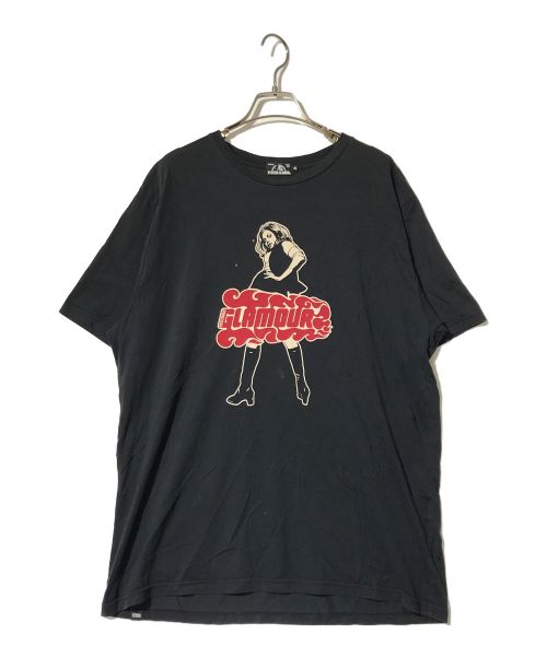 Hysteric Glamour（ヒステリックグラマー）Hysteric Glamour (ヒステリックグラマー) VIXEN GIRL Tee ブラック サイズ:XLの古着・服飾アイテム