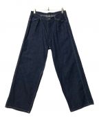 A.PRESSEアプレッセ）の古着「Military Denim Trousers」｜インディゴ