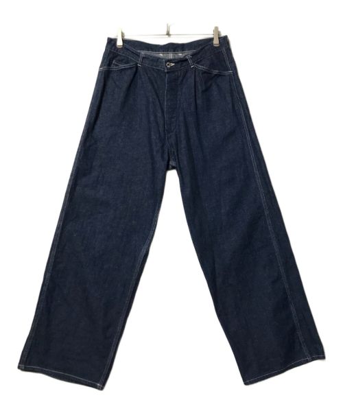 A.PRESSE（アプレッセ）A.PRESSE (アプレッセ) Military Denim Trousers インディゴ サイズ:3の古着・服飾アイテム