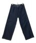 A.PRESSE（アプレッセ）の古着「Military Denim Trousers」｜インディゴ