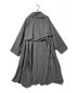 willfully (ウィルフリー) water repellent taffeta big silhouette trench coat グレー サイズ:Free：20000円