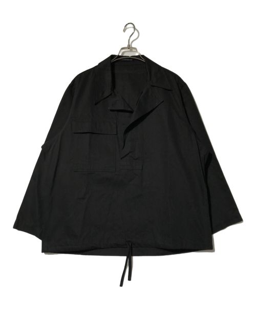 YOHJI YAMAMOTO（ヨウジヤマモト）YOHJI YAMAMOTO (ヨウジヤマモト) cotton pullover shirt ブラック サイズ:2の古着・服飾アイテム