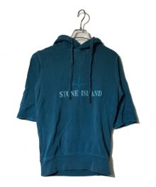 STONE ISLAND（ストーンアイランド）の古着「フーテッド鹿子SSカットソー」｜ブルー