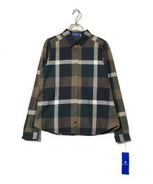 BLUE LABEL CRESTBRIDGE（ブルーレーベルクレストブリッジ）の古着「チェックシャツ」｜ブラウン