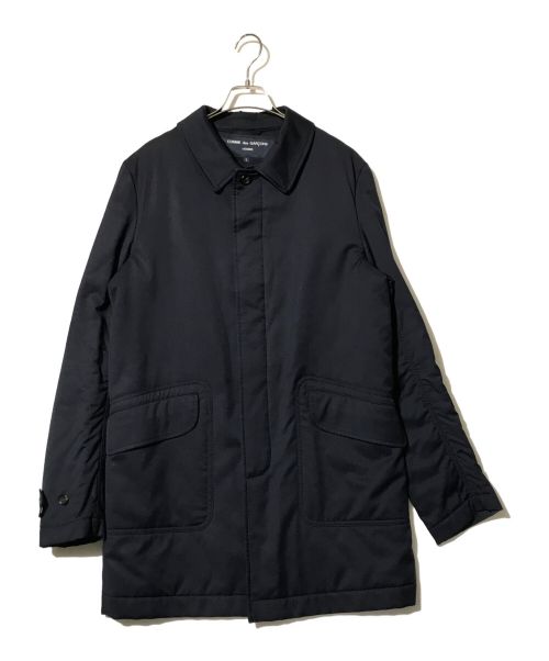 COMME des GARCONS HOMME（コムデギャルソン オム）COMME des GARCONS HOMME (コムデギャルソン オム) ウール中綿コート ネイビー サイズ:Lの古着・服飾アイテム