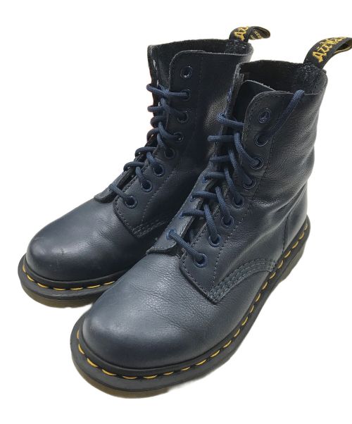 Dr.Martens（ドクターマーチン）Dr.Martens (ドクターマーチン) PASCAL 8 EYE BOOT ネイビー サイズ:22.5の古着・服飾アイテム