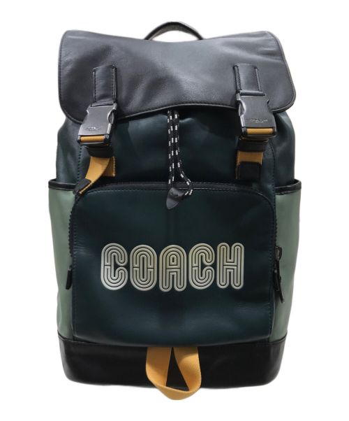 COACH（コーチ）COACH (コーチ) バックパック グリーンの古着・服飾アイテム