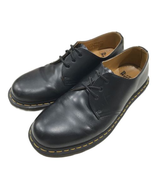 Dr.Martens（ドクターマーチン）Dr.Martens (ドクターマーチン) ３ホールレザーシューズ ブラック サイズ:28の古着・服飾アイテム