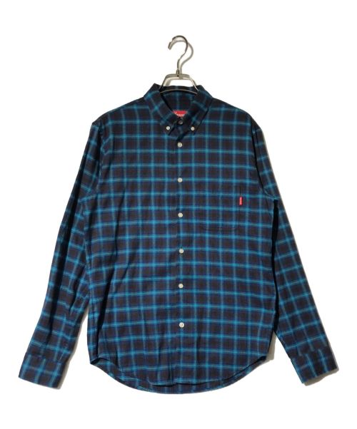 SUPREME（シュプリーム）SUPREME (シュプリーム) MINI SHADOW PLAID SHIRT ブルー サイズ:Sの古着・服飾アイテム