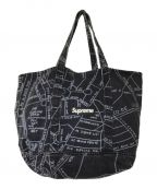 SUPREMEシュプリーム）の古着「19SS Gonz Map Denim Tote」｜ブラック