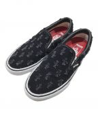 SUPREME×VANSシュプリーム×バンズ）の古着「Hole Punch Denim Slip-On」｜ブラック