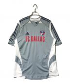 adidasアディダス）の古着「00s Game Shirt/MLS FC DALLAS」｜グレー