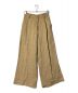 TODAYFUL（トゥデイフル）の古着「Tuck Linen Trousers」｜ブラウン