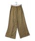 TODAYFUL (トゥデイフル) Tuck Linen Trousers ブラウン サイズ:38：7000円