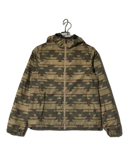 THE NORTH FACE（ザ ノース フェイス）THE NORTH FACE (ザ ノース フェイス) Novelty Compact Nomad Jacket ベージュ×グレー サイズ:Lの古着・服飾アイテム