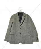 Harris Tweed×MARGARET HOWELLハリスツイード×マーガレットハウエル）の古着「ヘリンボーンテーラードジャケット」｜グレー