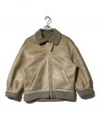 LAGUA GEMラグアジェム）の古着「SHORT MOUTON COAT/510DAM30-2480」｜ベージュ