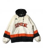 SUPREMEシュプリーム）の古着「PUFFY HOCKEY PULLOVER」｜ブラック×アイボリー