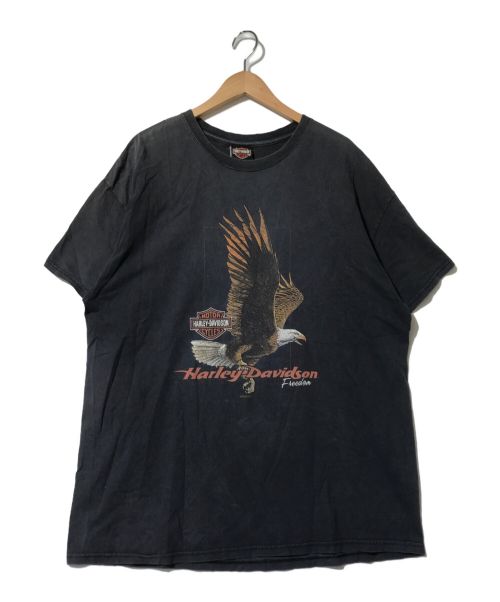 HARLEY-DAVIDSON（ハーレーダビッドソン）HARLEY-DAVIDSON (ハーレーダビッドソン) プリントTシャツ ブラック サイズ:表記なしの古着・服飾アイテム