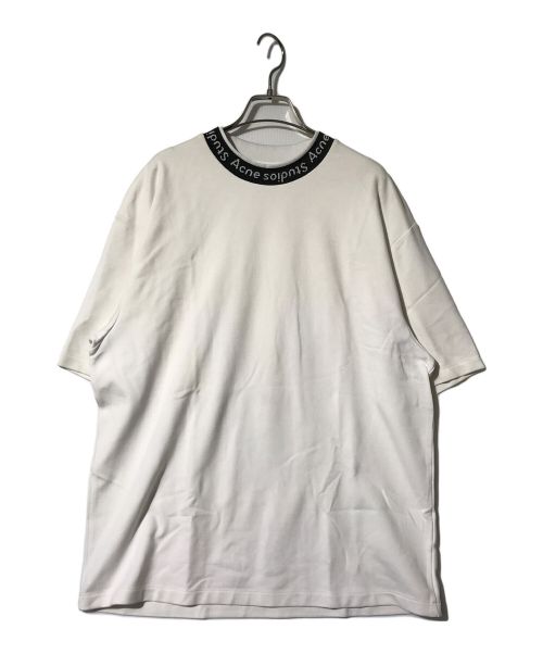 Acne studios（アクネ ストゥディオス）Acne studios (アクネ ストゥディオス) EXTORR LOGO RIB T-SHIRTS ホワイト サイズ:Mの古着・服飾アイテム