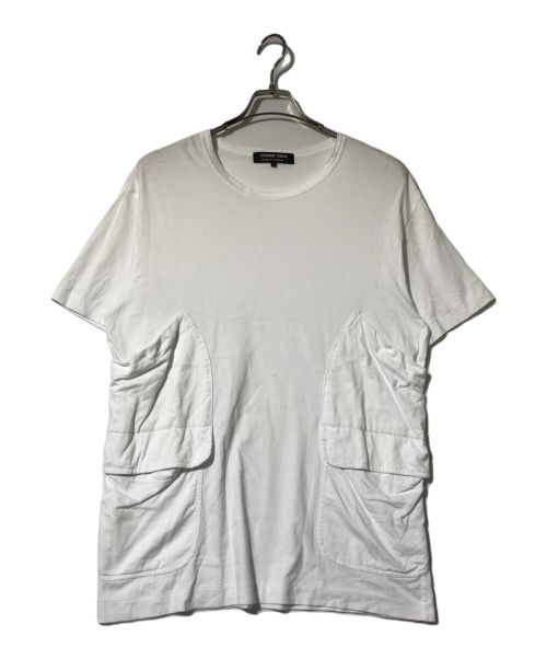 COMME des GARCONS HOMME DEUX（コムデギャルソン オム ドゥ）COMME des GARCONS HOMME DEUX (コムデギャルソン オム ドゥ) Tシャツ ホワイト サイズ:Lの古着・服飾アイテム