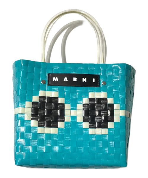 MARNI（マルニ）MARNI (マルニ) SUN BASKET KAGOBAG グリーンの古着・服飾アイテム