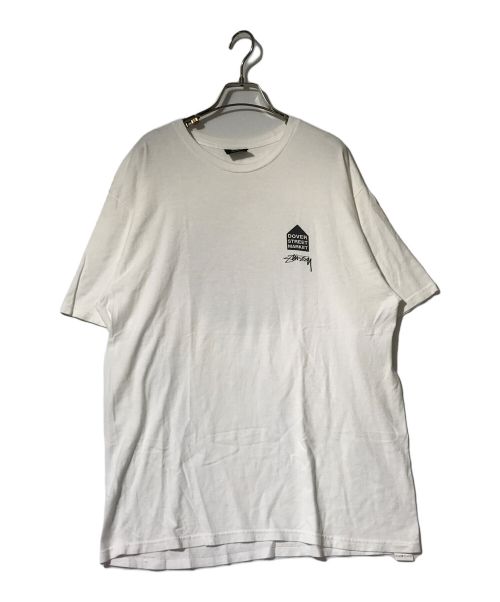 stussy（ステューシー）stussy (ステューシー) エイトボールプリントTシャツ ホワイト サイズ:Lの古着・服飾アイテム