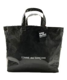 COMME des GARCONS（コムデギャルソン）の古着「クラフトペーパーハンドバッグ」｜クリアブラック