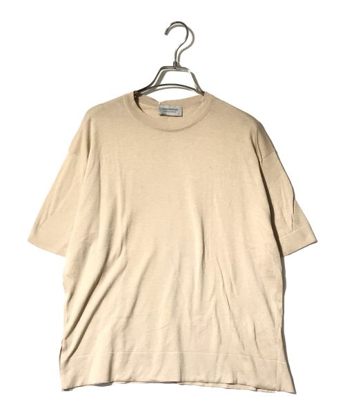 JOHN SMEDLEY（ジョンスメドレー）JOHN SMEDLEY (ジョンスメドレー) DANBY T-SHIRT ベージュ サイズ:S 未使用品の古着・服飾アイテム