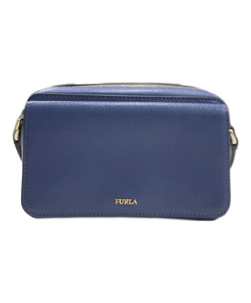 FURLA（フルラ）FURLA (フルラ) クロスボディバッグ ブルーの古着・服飾アイテム