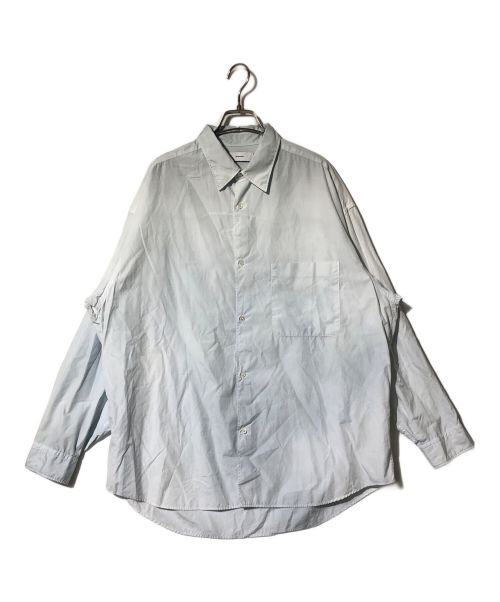 Graphpaper（グラフペーパー）Graphpaper (グラフペーパー) Broad Oversized L/S Regular Collar Shirt スカイブルー サイズ:Freeの古着・服飾アイテム